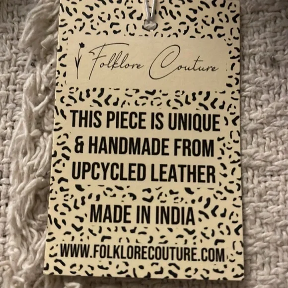 Folklore Couture Crossbody bag- Genuine Leather-Leopard- Clutch - Picture 7 of 11